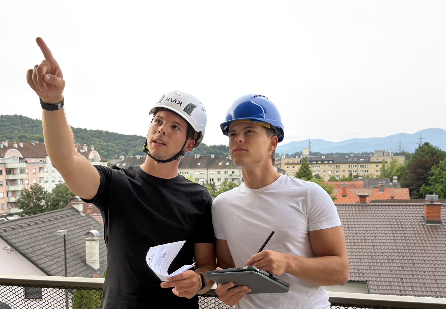 Tej Huč and Timon Huč, the founders of Pentabeam